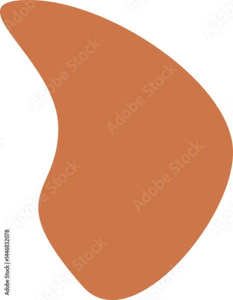 Fototapeta Abstract Doodle shape Element