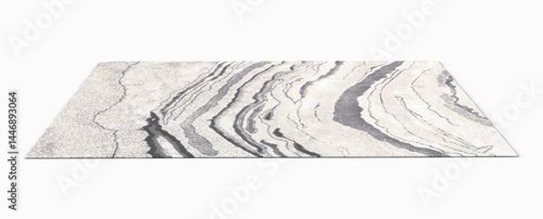 Obraz 3d render rug modern grey 