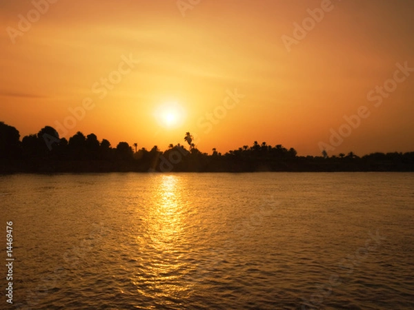 Fototapeta Images from Nile: Sunset