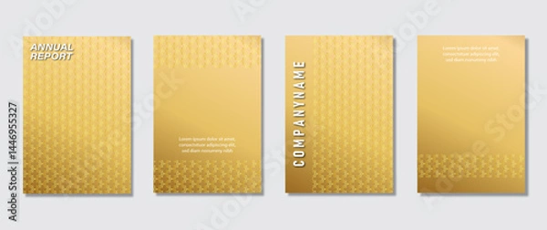 Obraz Modern design template. Set of minimal business cover template design