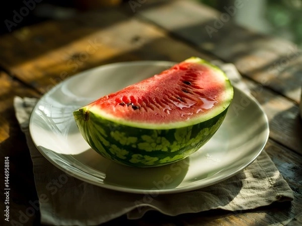 Obraz watermelon on a plate
