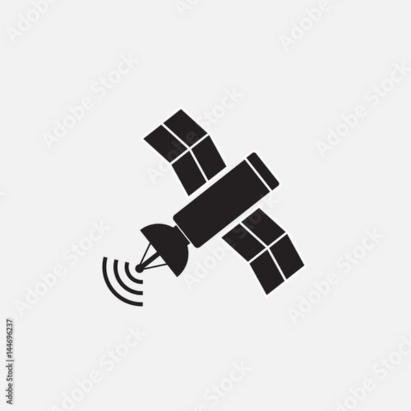 Fototapeta satellite vector icon