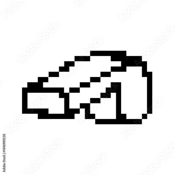 Obraz pixel whistle icon