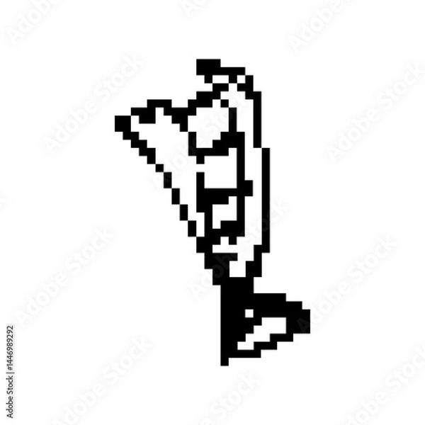 Obraz pixel dna icon