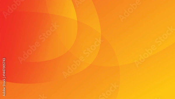 Fototapeta Modern orange yellow dynamic abstract background vector illustration. Can be used for backgrounds, posters, banners, web pages, headers, covers, and presentations.