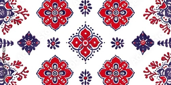 Fototapeta Floral seamless pattern.Pastel flower seamless pattern.Abstract floral seamless pattern 