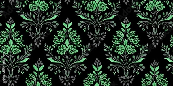 Fototapeta Floral seamless pattern.Pastel flower seamless pattern.Abstract floral seamless pattern 