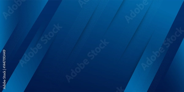 Fototapeta modern blue abstract background with elegant bright diagonal lines