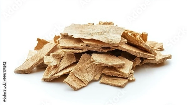 Obraz OSB (Oriented Strand Board) isolated on white background