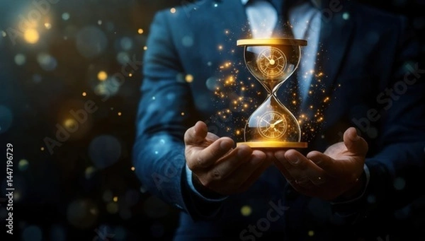 Obraz Time in Hands: A Timeless Concept