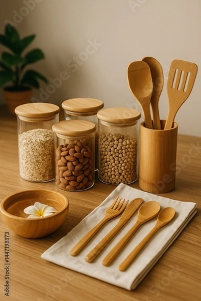 Obraz Eco-Friendly Kitchen Essentials
