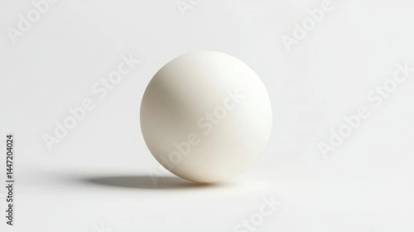 Fototapeta Ping pong ball isolated on white background