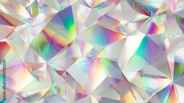 Obraz Colorful Crystal Texture