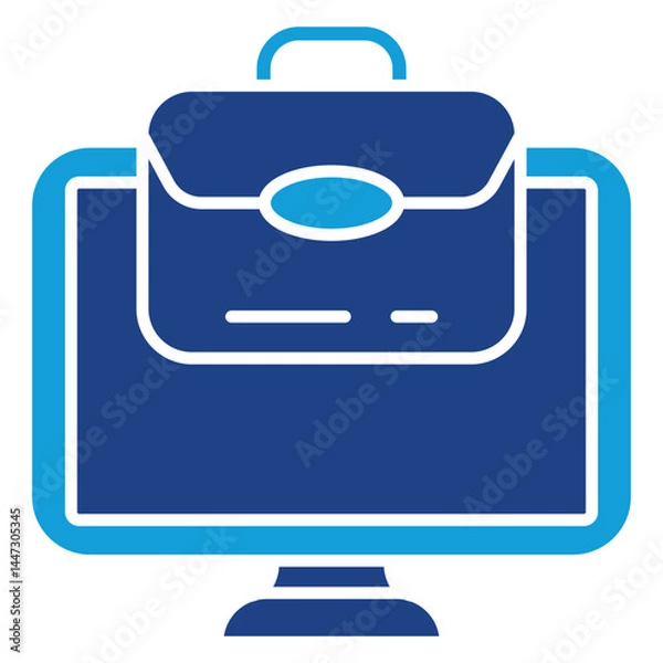 Fototapeta Digital Work  Icon Element For Design