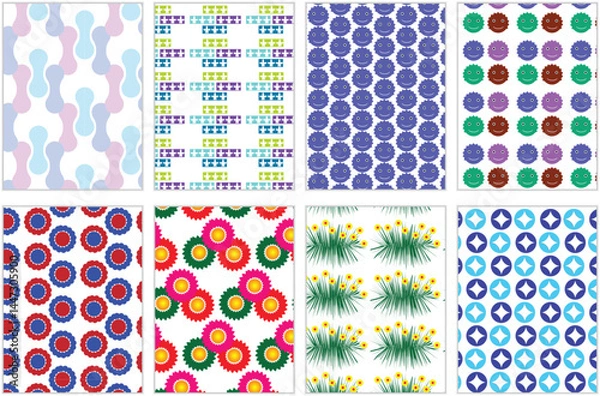 Obraz Pattern templet design vector file
