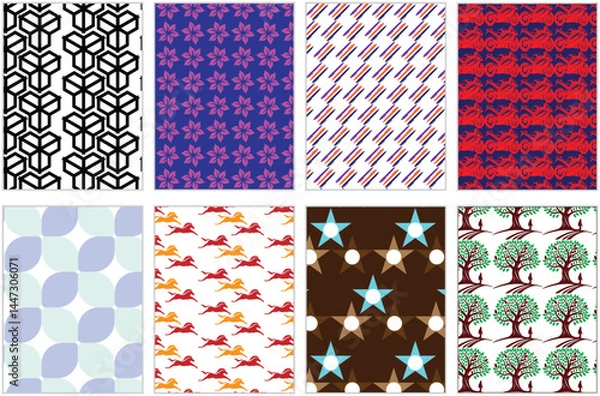 Obraz Pattern templet design vector file