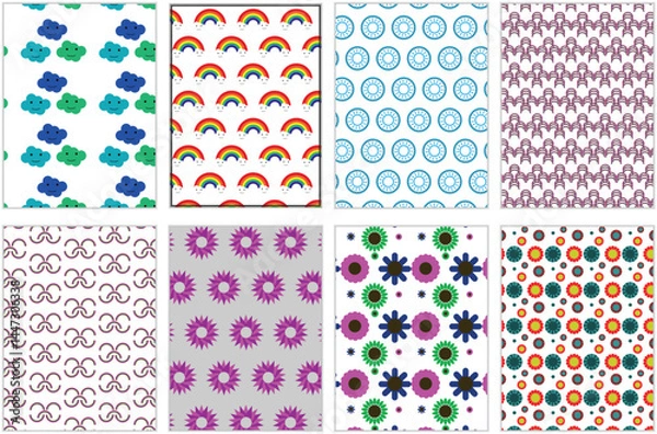 Obraz Pattern templet design vector file