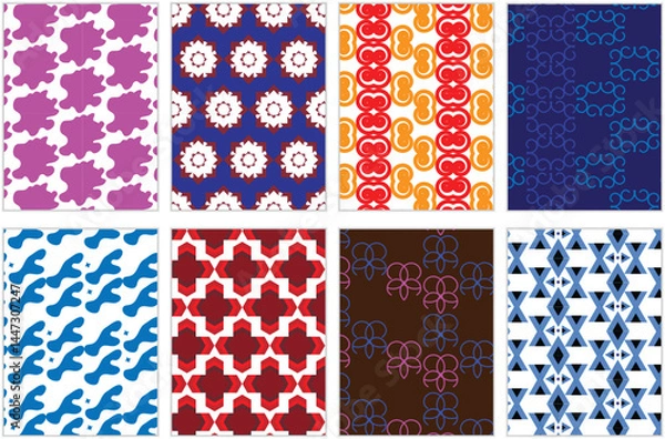 Obraz Pattern templet design vector file