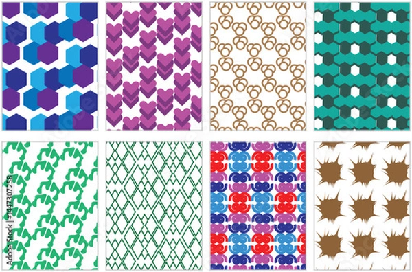 Fototapeta Pattern templet design vector file