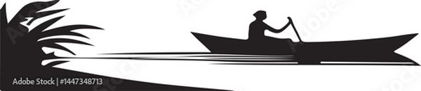 Fototapeta Sailboat icon, logo isolated on white background