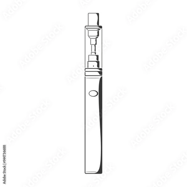 Obraz Black high vape pen icon