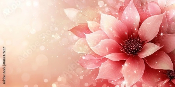 Obraz Delicate Pink Flower Blossom Artistic Image