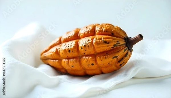 Fototapeta Cocoa pod on a isolated white background