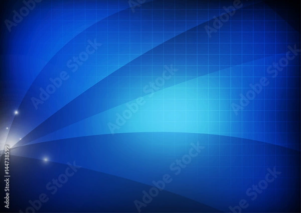 Obraz Vector : Abstract stripe on blue background