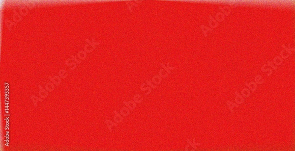 Obraz Red grainy background noise texture grunge gradient banner header,	