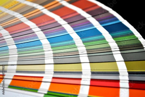 Obraz Wall color samples; color pallete background.