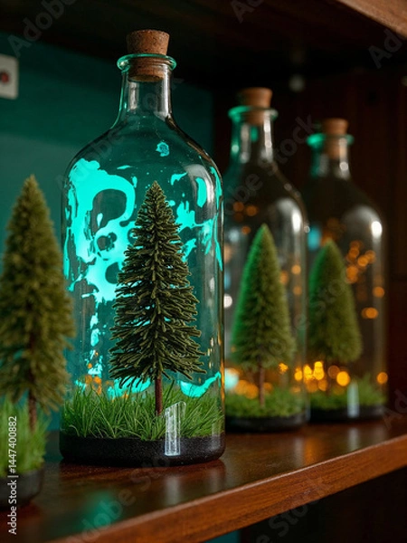 Fototapeta Forests in Bottles
