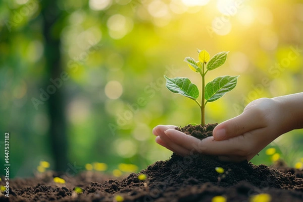 Fototapeta Enhance adorable  alignment of investments with adorable  ESG concept of environmental, social, corporate governance, promoting ethical sustainable investing practices for sustainable organizational d