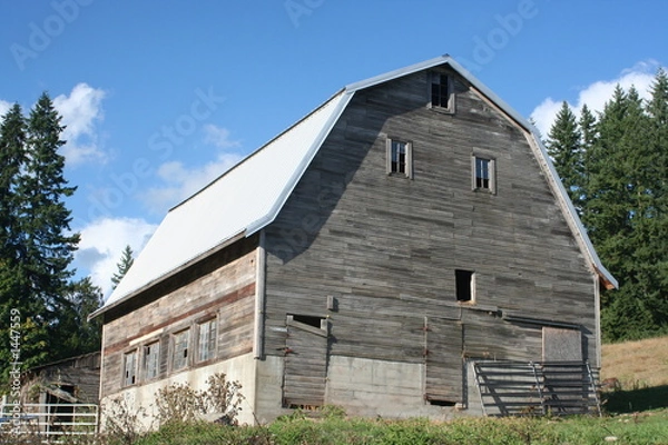 Obraz mountain barn