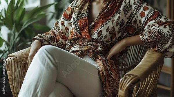 Obraz patterned robe