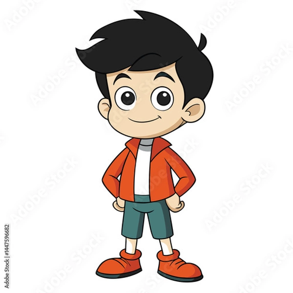 Obraz cartoon character of a man