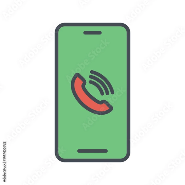 Obraz Phone Call Icon Design