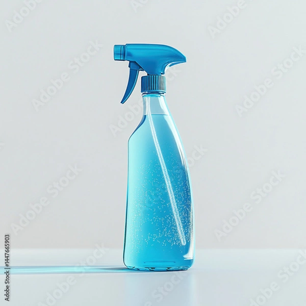 Fototapeta blue liquid soap