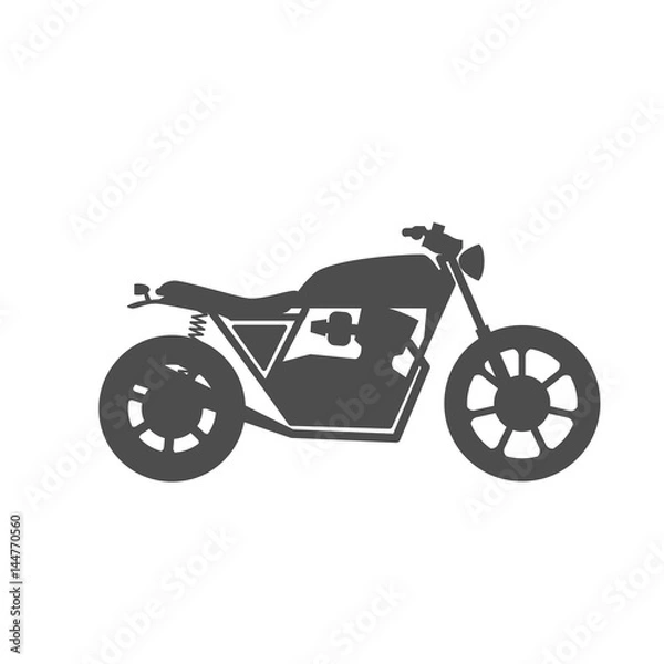 Fototapeta Motorcycle icon or sign