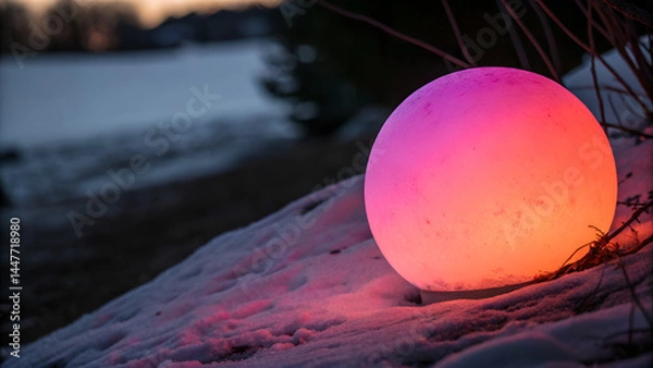 Fototapeta easter eggs on the beach at sunset