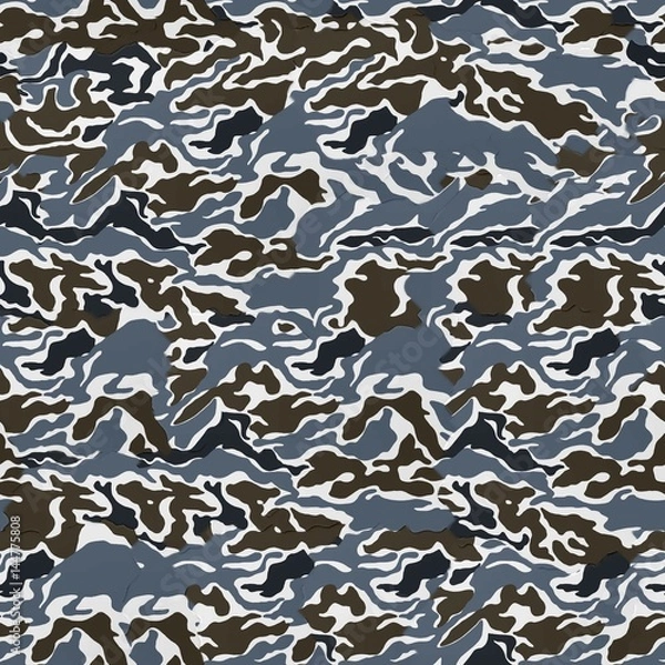 Fototapeta Camouflage Perfectly Seamless Texture 