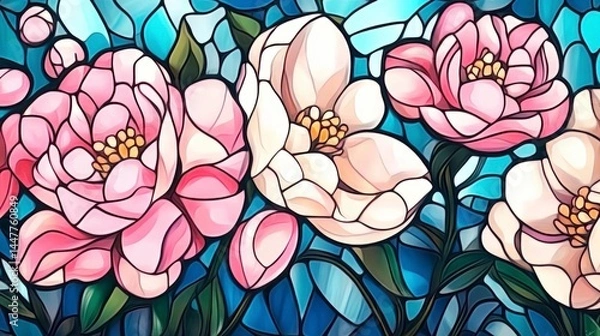 Fototapeta Classic Spring Creative Symmetric Leaf