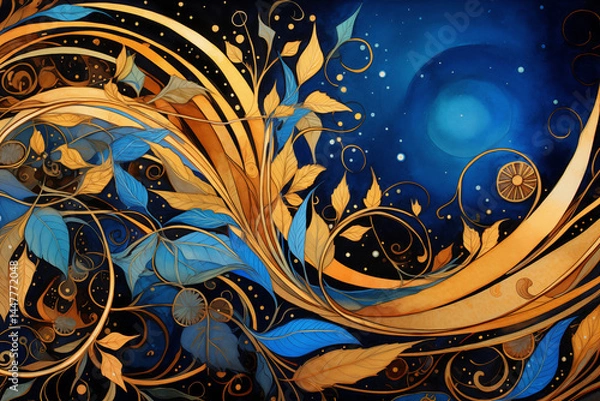 Fototapeta japanese abstract art 