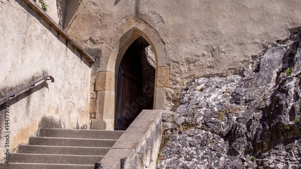 Fototapeta old stone stairs