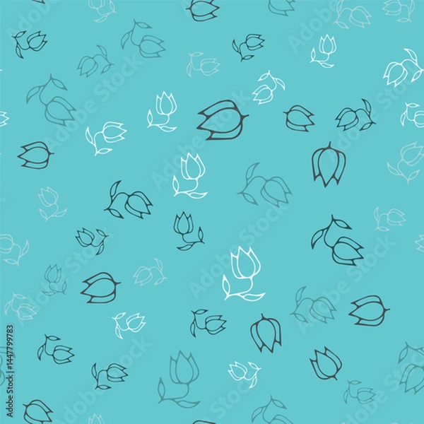 Fototapeta tulip_outline_3-04.eps