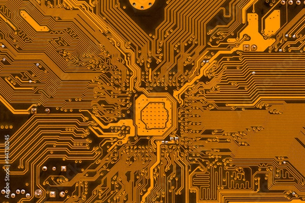Obraz Circuit board electronics background