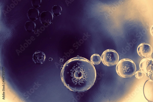 Fototapeta transparent liquid abstract science background