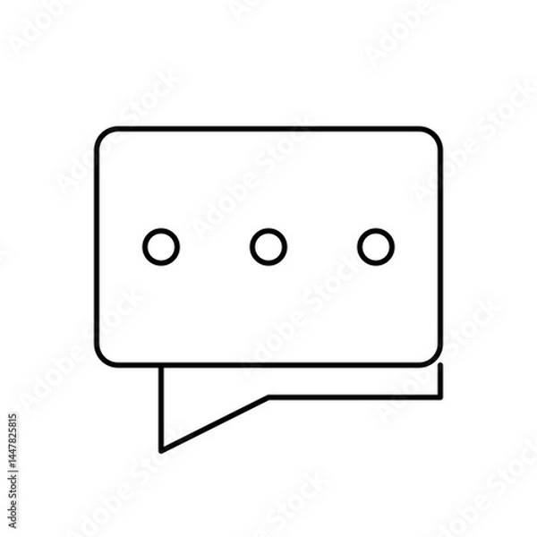 Obraz speech bubble icon