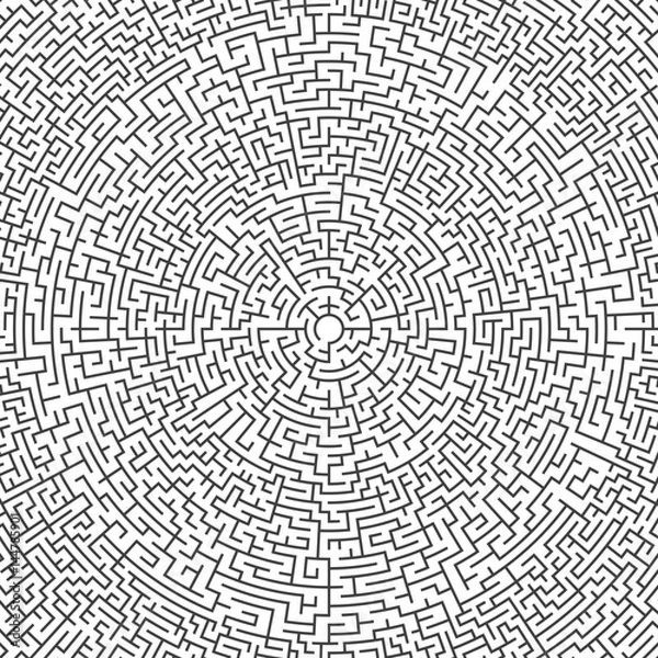 Fototapeta Illustration of Vector Maze Labyrinth. Ancient Greek Puzzle Challenge Pattern