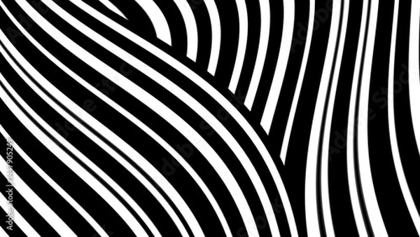 Fototapeta Abstract background with black and white stripes.Wallpaper in UHD format 3840x 2160.