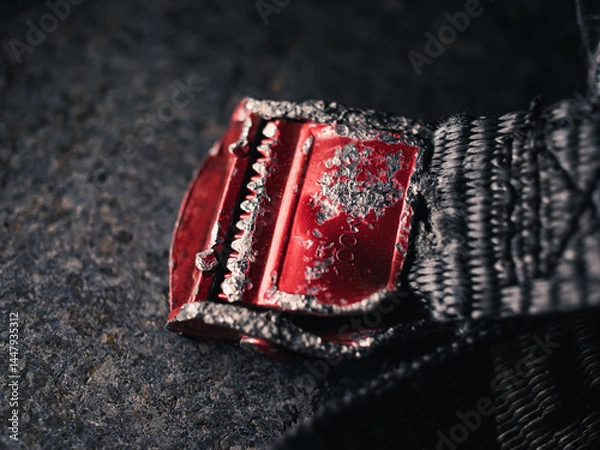 Obraz Red metal buckle
